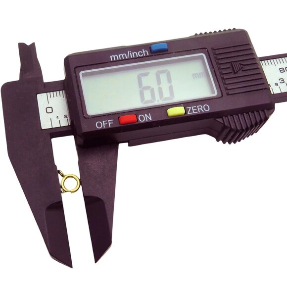 Vintage 14K Gold 6mm. Spring Ring Clasp for Bracelet or Necklace - Picture 3 of 3